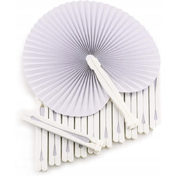 60X Wachlarz Ręczny Zestaw Wachlarzy Ślubnych Zrób To