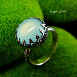 Pakamera Pierścień Elf Serenity - Srebro Agat