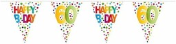 Folat - Girlanda na 60 urodziny Happy Bday