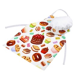 Domarex Fartuch + Czapka Little Cook Cookies zestaw