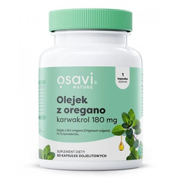Olejek z Oregano Karwakrol 180 mg Osavi Nature,
