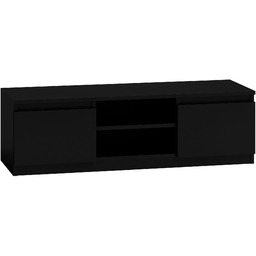 Edinos Czarna nowoczesna szafka pod tv R9-S81