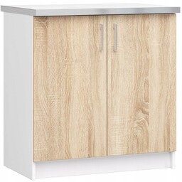 Szafka Lima S80 Blat Biały/dąb Sonoma