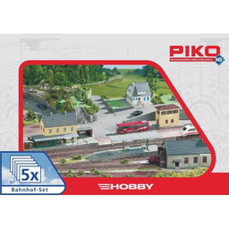 Piko 61923 Kolejka zestaw budynków Bahnhof-Set