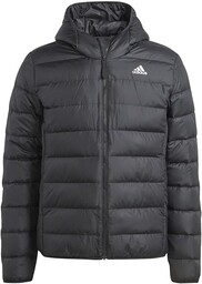 adidas Mężczyźni Essentials Light Down Hooded Jacket, black,