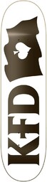 deska KFD - KFD Flagship Skateboard Deck (BÍLÁ)