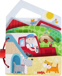 Holz-Babybuch Traktor