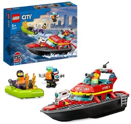 LEGO City - Straż pożarna Łódź strażacka ratunkowa