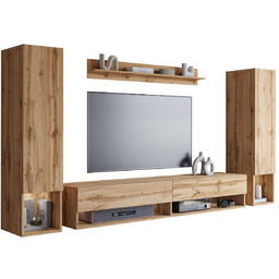 Meblościanka podwieszana RTV zestaw mebli telewizyjnych Amadeo II