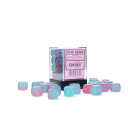 Kości Gemini - Gel Green-Pink/blue (36 szt.)