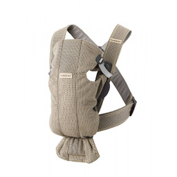 Babybjorn Nosidełko Mini 3D Mesh Grey Beige