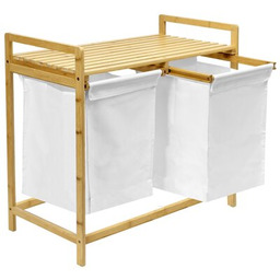 GOCKOWIAK Kosz na pranie Hanoi Duo 80L Biały