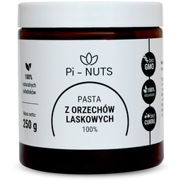 Pasta z orzechów laskowych 100% 250g