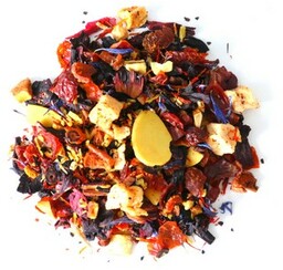 Najlepsza sypana herbata owocowa MAGICZNA NOC 150g liściasta