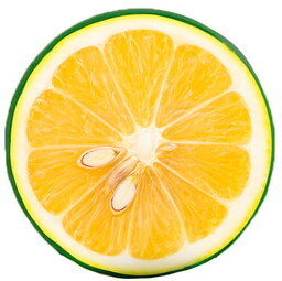 Domarex Poduszka okrągła Illusione 40x7 lemon żółta siedzisko