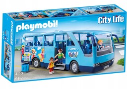 Playmobil 9117 Autobus szkolny dzieci wycieczka autokar przystanek