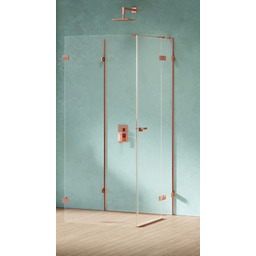 New Trendy Eventa Copper Shine kabina prysznicowa przyścienna