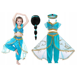 Strój Przebranie Arabska Dubajska Księżniczka Jasmina Dżasmina 110