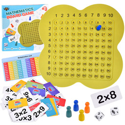 Gra edukacyjna matematyczna tablica do nauki tabliczka mnożenia