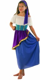 Fiori Paolo- ka Gipsy Esmeralda kostium dziewczęcy, Wielobarwny,