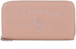 Duży Portfel Damski U.S. Polo Assn. WIUXT8413WVP Beżowy