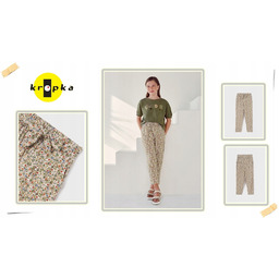 Szarawary Spodnie Kwiaty 6573 Mayoral 167 cm