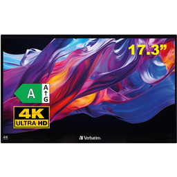 Monitor przenośny Verbatim 17,3” 4K Uhd Touch Usb-c