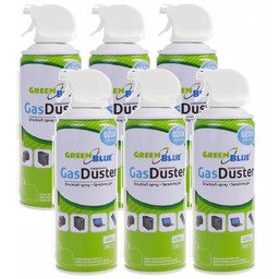 6x sprężone powietrze spray 400ml rurka kapilarna dmuchawa