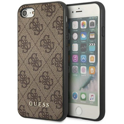 Etui iPhone SE Guess brązowe