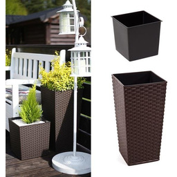 Donica FINEZJA 250x250 rattan - mokka