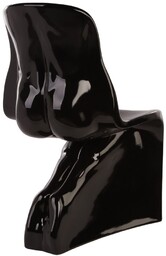 King Home Designerski fotel Him JH-072-2-HIM.CZARNY krzesło