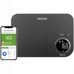 Waga kuchenna inteligentna Sencor 7178BK Bluetooth do 8