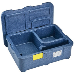 Pojemnik termoizolacyjny 4-komorowy Cam GoBox Cambro niebieski, 480x350x167