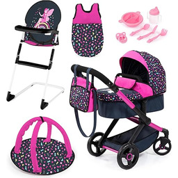 Bayer Design 17080AB Zestaw wózka dla lalek XEO,