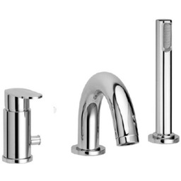 Paffoni Candy bateria wannowa 3-otworowa chrom CA040CR