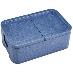 Pojemnik termoizolacyjny 2-komorowy Cam GoBox Cambro niebieski, 437x276x175