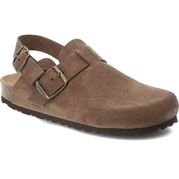 Yokono Sandały damskie, cholewka ze skóry naturalnej zamszowej