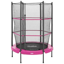 Salta Trampolina dziecięca -140cm różowa