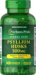 Babka Płesznik - Psyllium Husks 500 mg, Puritan''s