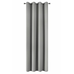 Design 91 Zasłona 135x250 Logan srebrna gotowa