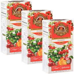 BASILUR Fruit Infusions Owocowa herbata bezkofeinowa z aromatem