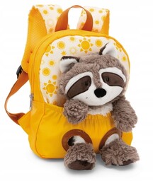 Nici 49846 Plecak 21x26cm żółty maskotka Szop 25cm