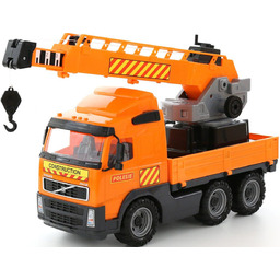 Wader Quality Toys, pojazd budowalny Dźwig Volvo