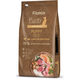 Fitmin purity puppy rice lamb&salmon 2kg