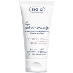 Ziaja Jagody Acai, krem do twarzy ochronno-łagodzący SPF10,