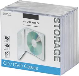 Vivanco CD CASE 10C Opakowanie na Płyty Cd,
