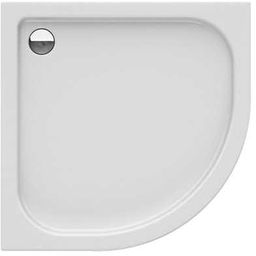 New Trendy Brodzik półokrągły R55 DOMIO 80x80x16 cm