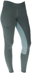Legginsy COVALLIERO Tight 23AW damskie zielone, rozmiar: 34/36