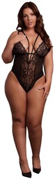 Wireless Lace Bodysuit with Adjustable Sliders - Plus
