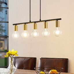 Lindby Peppina lampa wisząca do jadalni 5-punktowa